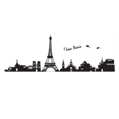 Unique Bargains Self Adhesive Buildings Eifel Tower Sticker Deca PVC Wall Mural 24" X 35" Black 1 Pc 9 Unique Bargains Self Adhesive Buildings Eifel Tower Sticker Deca PVC Wall Mural 24" X 35" Black 1 Pc - Image 7