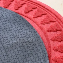 3' Aqua Shield Pine Tree Skirt Round Mat Solid Red - Bungalow Flooring -Home Decor Store GUEST 73f52d59 1fbd 46ab 9150 2fb7e26a229f