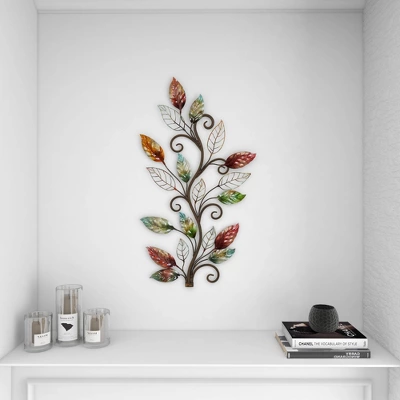 Metal Leaf Wall Decor - Olivia & May 16 Metal Leaf Wall Decor - Olivia & May - Image 14