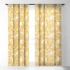 Evamatise Surreal Jungle In Bright Yellow Single Panel Sheer Window Curtain - Deny Designs -Home Decor Store GUEST 7ab150ab 3b15 4574 aed0 1f7bf1bf9764