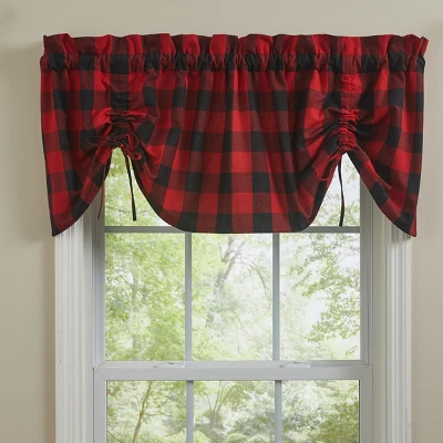 Park Designs Buffalo Check Lined Farmhouse Valance 60" 3 Park Designs Buffalo Check Lined Farmhouse Valance 60"