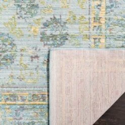 2'3"x8' Runner Valencia Rug Light Blue/Turquoise - Safavieh -Home Decor Store GUEST 7edfa69f ea6b 4aef 9e96 4722527dfd2e