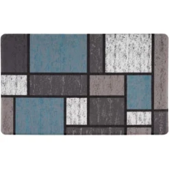 World Rug Gallery Contemporary Modern Boxes Anti Fatigue Standing Mat -Home Decor Store GUEST 7ef3a39f a46c 478b 9e79 557eb192c992