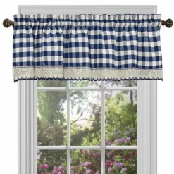 GoodGram Country Farmhouse Plaid Rod Pocket Window Valance Treatment -Home Decor Store GUEST 85499ade a9b6 4348 82c5 f3678b510607