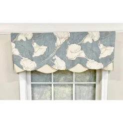 Calla Petticoat Valance 3in Rod Pocket Contrast Bottom Fabric 50in X 15in By RLF Home 10 Calla Petticoat Valance 3in Rod Pocket Contrast Bottom Fabric 50in X 15in By RLF Home -Home Decor Store GUEST 884850c1 87df 4ae3 8934 d5f7f5cfdafb