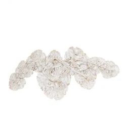 Metal Floral Wall Decor Gray - Olivia & May -Home Decor Store GUEST 88f0ecc9 115b 4c15 8b35 bc1f38110fbe