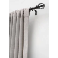 Decorative Drapery Single Rod Set With Cage Ball Finials Oil Rubbed Bronze - Lumi Home Furnishings -Home Decor Store GUEST 8943cac1 5ce8 442d 9765 0ca7f492aecd