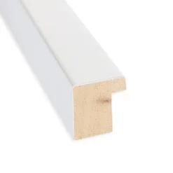 28" X 28" Non-Beveled Svelte Silver Wood Bathroom Wall Mirror - Amanti Art