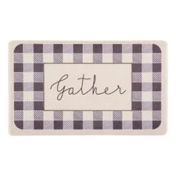 World Rug Gallery Gather Plaid Anti-Fatigue Standing Mat -Home Decor Store GUEST 8b413da6 32b8 4815 9ac4 b89568ab8b6c