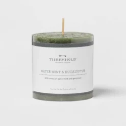 Pillar Candle Water Mint & Eucalyptus Green - Threshold™ -Home Decor Store GUEST 8b43be9b f4ec 4c35 b3ce 982c31b51eaa