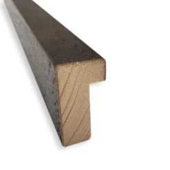 27" X 27" Non-Beveled Carlisle Espresso Narrow Wood Wall Mirror - Amanti Art