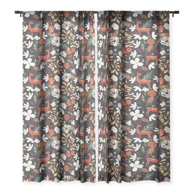 Marta Barragan Camarasa Christmas Holiday Night III Single Panel Sheer Window Curtain - Deny Designs 4 Marta Barragan Camarasa Christmas Holiday Night III Single Panel Sheer Window Curtain - Deny Designs - Image 2