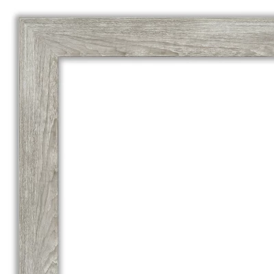 20" X 24" Dove Narrow Framed Wall Mirror Graywash - Amanti Art 4 20" X 24" Dove Narrow Framed Wall Mirror Graywash - Amanti Art - Image 2