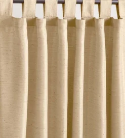 Grasscloth Outdoor Curtain Panel With Tab Top, 54"W X 108"L -Home Decor Store GUEST 90bb24d2 3bc0 41e9 b91f 5f19235d1842
