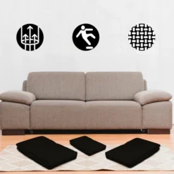 Nevlers Non-Slip Grip Pad For Rugs 5'x7' - Black 11 Nevlers Non-Slip Grip Pad For Rugs 5'x7' - Black -Home Decor Store GUEST 90ee3aa3 ae75 4e62 b9b8 8cecd11dcf68 1