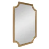 24" X 36" Hogan Framed Scallop Wall Mirror Gold - Kate And Laurel 1 24" X 36" Hogan Framed Scallop Wall Mirror Gold - Kate And Laurel -Home Decor Store GUEST 91d9dbf1 0572 4fc6 9c5d aa10e7124425