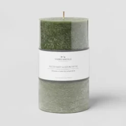 Pillar Candle Water Mint & Eucalyptus Green - Threshold™ -Home Decor Store GUEST 9334b329 4ec4 4a9f a3e0 c2b1ff2ee7be