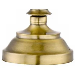 Regency Hill Traditional Table Lamp 26" High Antique Brass Candlestick White Fabric Drum Shade For Living Room Family Bedroom Bedside -Home Decor Store GUEST 9682ee64 610a 4151 a8f5 9802f9898d56