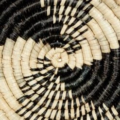 Bohemian Seagrass Plate Handmade Spiral Basket Wall Decor Set Of 3 Black - Olivia & May -Home Decor Store GUEST 9722728b 8131 45f6 9ad7 6809ea524e20