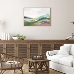 33" X 23" Highland Landscape I By Isabelle Z Framed Canvas Wall Art Print - Amanti Art -Home Decor Store GUEST 98cdb770 6698 4eaa 9b01 70439553ade5