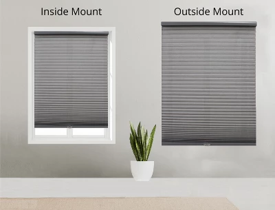 Linen Avenue Cordless Cellular Light Filtering Shade, Dark Grey 6 Linen Avenue Cordless Cellular Light Filtering Shade, Dark Grey - Image 4