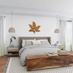 Metal Leaf Clutter Palm Wall Decor With Distressed Textured Brown - Olivia & May -Home Decor Store GUEST 9b6edc6c e8b9 4b6e a799 10ce057e33a7