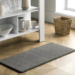 NuLOOM Casual Crosshatched Anti Fatigue Kitchen Or Laundry Room Comfort Mat