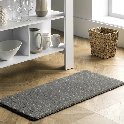 NuLOOM Casual Crosshatched Anti Fatigue Kitchen Or Laundry Room Comfort Mat 3 NuLOOM Casual Crosshatched Anti Fatigue Kitchen Or Laundry Room Comfort Mat