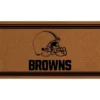 Evergreen Cleveland Browns Logo Turf Mat, Brown- 28 X 16 Inches Indoor Outdoor Doormat -Home Decor Store GUEST 9babcbc7 7e9a 422c be6a a2aada148352