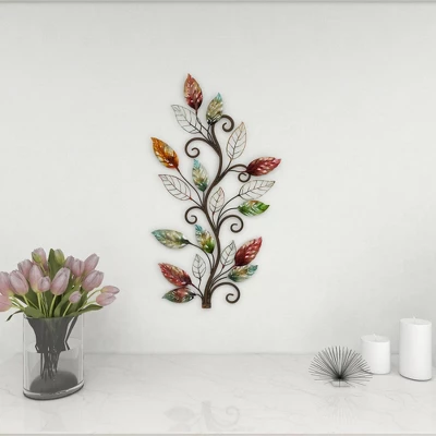 Metal Leaf Wall Decor - Olivia & May 17 Metal Leaf Wall Decor - Olivia & May - Image 15