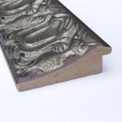 20" X 54" Non-Beveled Silver Luxor Wood On The Door Mirror - Amanti Art