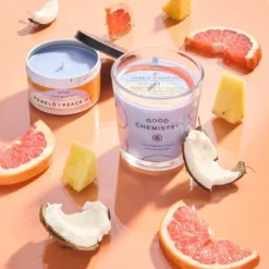 Good Chemistry™ Refillable Glass Candle Pomelo And Peace Out - 8.3 Oz 10 Good Chemistry™ Refillable Glass Candle Pomelo And Peace Out - 8.3 Oz -Home Decor Store GUEST 9fe82856 73dc 4262 9823 7bc9166f4529