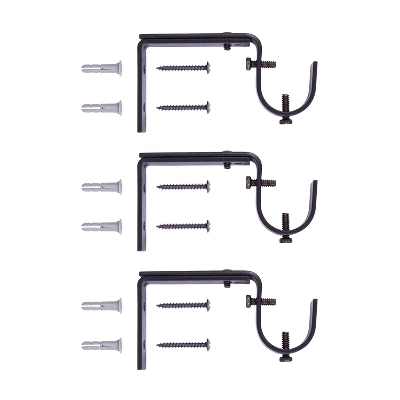 Kenney Mission 1" Premium Decorative Window Curtain Rod 3 Kenney Mission 1" Premium Decorative Window Curtain Rod