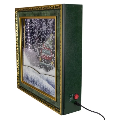 Northlight 31" LED Lighted Musical Snowing Retro Truck Wall Plaque 4 Northlight 31" LED Lighted Musical Snowing Retro Truck Wall Plaque - Image 2