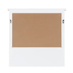 24" X 24" Stallard Functional Wall Mirror White - Kate & Laurel All Things Decor -Home Decor Store GUEST a24591c1 1dbb 4276 be09 67ed1b1092ae