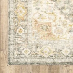 2'x8' Runner Salina Vintage Medallion Area Rug Gray/Gold - Captiv8e Designs -Home Decor Store GUEST a2e981c5 9eae 44c0 a6e8 3f2cc3ce97e3