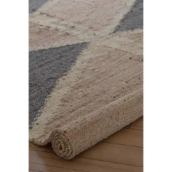 4'x6' Mountains Of The Moon Jute Area Rug Natural/Gray/Ivory - Anji Mountain -Home Decor Store GUEST a31e9d7c ac81 465e 9ed1 4550d7521279