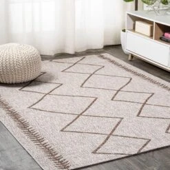 Derya Diamond Trellis Indoor/Outdoor Area Rug - JONATHAN Y -Home Decor Store GUEST a35221d8 a200 44cb a017 908cf0c40ceb