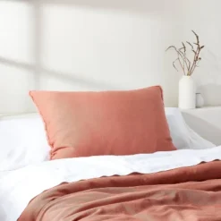 King Euro Heavyweight Linen Blend Throw Pillow - Casaluna™