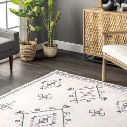 NuLOOM Evalyn Southwestern Machine Washable Area Rug 18 NuLOOM Evalyn Southwestern Machine Washable Area Rug -Home Decor Store GUEST a823ed56 63b5 4861 b8b7 dbf2e6f3ed43