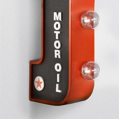 Officially Licensed Vintage Texaco LED Marquee Sign Red/Black - American Art Decor 5 Officially Licensed Vintage Texaco LED Marquee Sign Red/Black - American Art Decor - Image 3