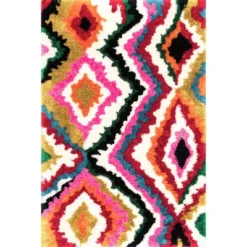NuLOOM Handmade Carnival Abbey Shaggy Area Rug 21 NuLOOM Handmade Carnival Abbey Shaggy Area Rug -Home Decor Store GUEST aabf6f04 c241 4b03 ae01 fb4081513d7c