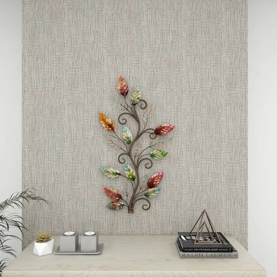 Metal Leaf Wall Decor - Olivia & May 18 Metal Leaf Wall Decor - Olivia & May - Image 16