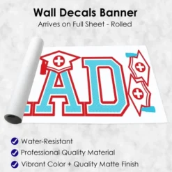 Big Dot Of Happiness Nurse Graduation Party Décor - Vinyl Wall Decals - Grad -Home Decor Store GUEST aec5bc54 043a 4190 8d95 14b94235731f