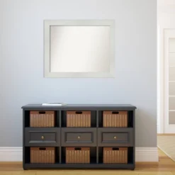 33" X 27" Non-Beveled Mosaic White Wall Mirror - Amanti Art 13 33" X 27" Non-Beveled Mosaic White Wall Mirror - Amanti Art -Home Decor Store GUEST af13540e d363 468a b019 95847c52ea40