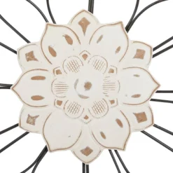 Set Of 2 Metal Floral Wall Decors Black - Olivia & May -Home Decor Store GUEST afd375ff 6972 4eef bcbc f021ddd41682