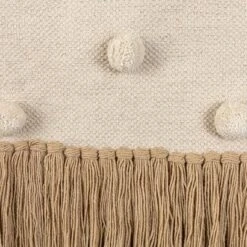Hand Woven With Poms And Fringe Wall Art Cotton & Wood Dowel By Foreside Home & Garden 10 Hand Woven With Poms And Fringe Wall Art Cotton & Wood Dowel By Foreside Home & Garden -Home Decor Store GUEST b05f0fe9 f7c5 41f9 9e60 46e3179faa2f