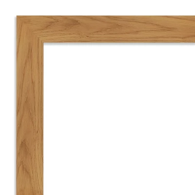 22" X 28" Non-Beveled Carlisle Blonde Wood Wall Mirror - Amanti Art 3 22" X 28" Non-Beveled Carlisle Blonde Wood Wall Mirror - Amanti Art - Image 2