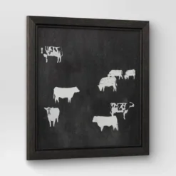 (Set Of 2) 12" X 12" Cow Collection II Framed Wall Canvases - Threshold™ -Home Decor Store GUEST b344498b 2140 4a52 b3be 29b42cd41f2d
