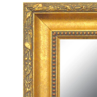 Colonial Embossed Gold Framed Wall Mirror - Amanti Art 5 Colonial Embossed Gold Framed Wall Mirror - Amanti Art - Image 3